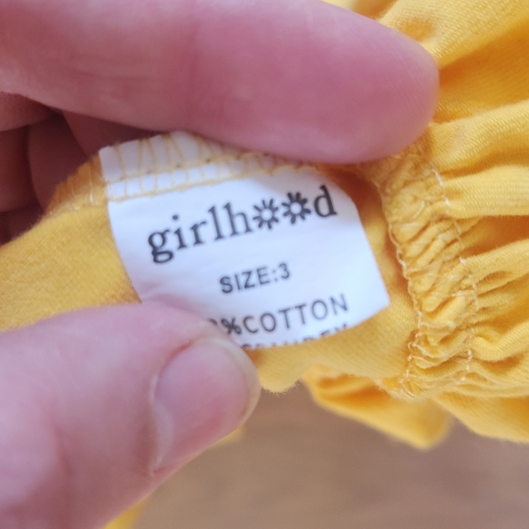 Yellow Ruffle Dress - Picture 3 of 3